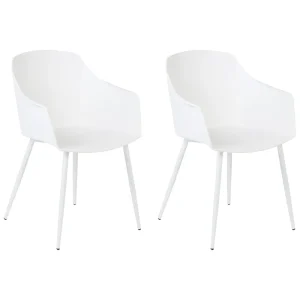 Set di 2 sedie da pranzo bianco FONDA