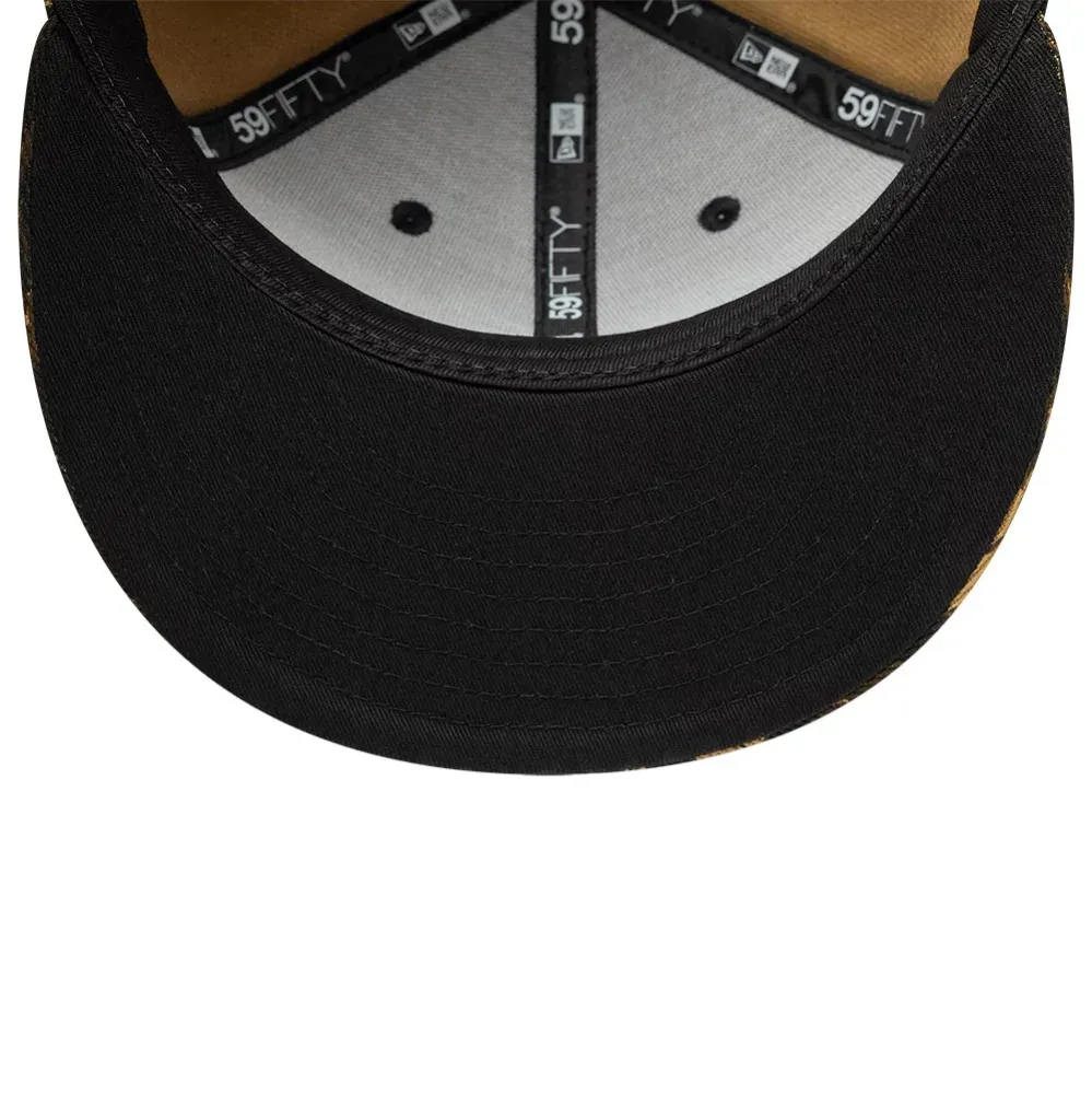 59FIFTY Fitted Nuova Era Leopard Nero con 2 Velocità 6