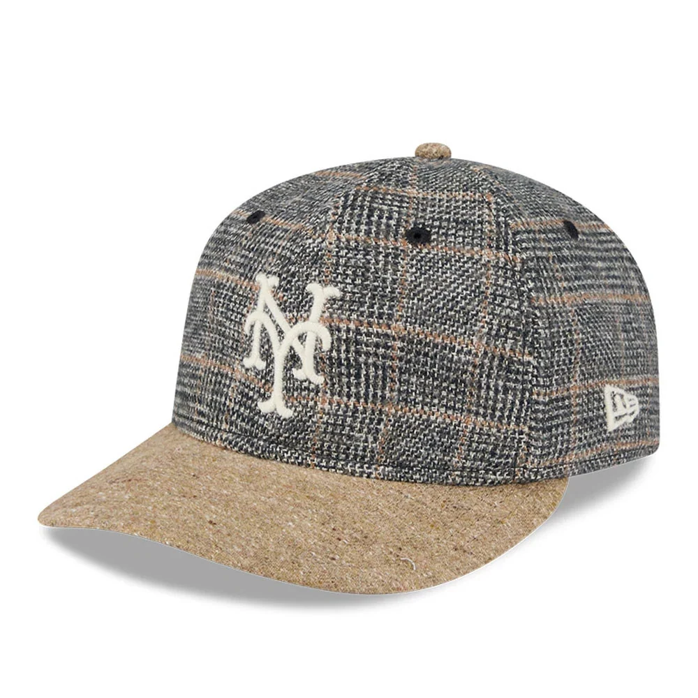 59FIFTY Fitted Retro Crown New York Mets MLB D'epoca Tweed Blu per Cappe Isola 6