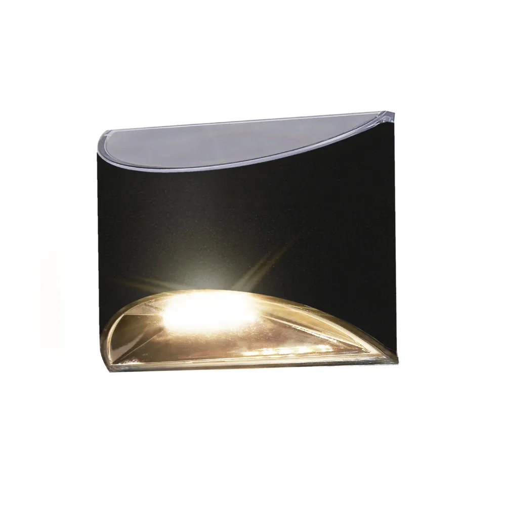 Classy Caps Nero notte Deck & Wall Light DLS900B Kit di Installazione