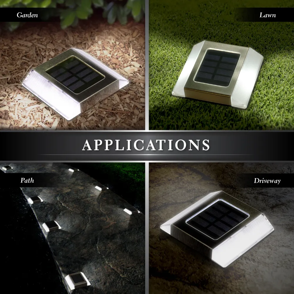 Classy Caps Stainless acciaio Solar Path Light SL499