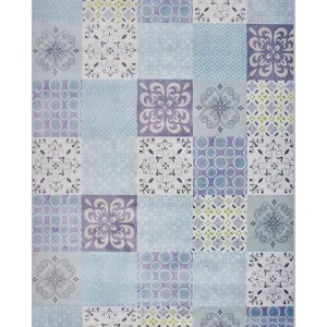 Area Rug Mosaic Pattern 140 x 200 cm Multicolour INKAYA