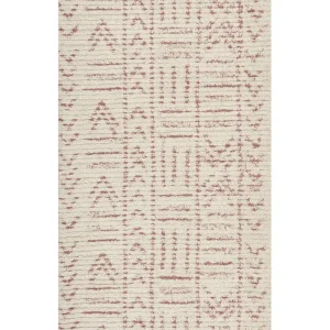 Cotton Area Rug 80 x 150 cm Camoscio and Pink EDIRNE