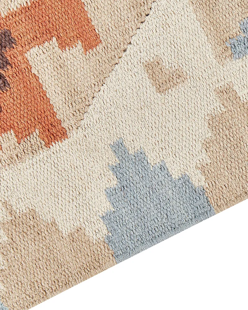 Cotton Kilim Area Rug 80 x 150 cm Multicolour DILIJAN