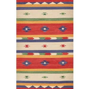 Cotton Kilim Rug 80 x 150 cm Multicolour ALAPARS