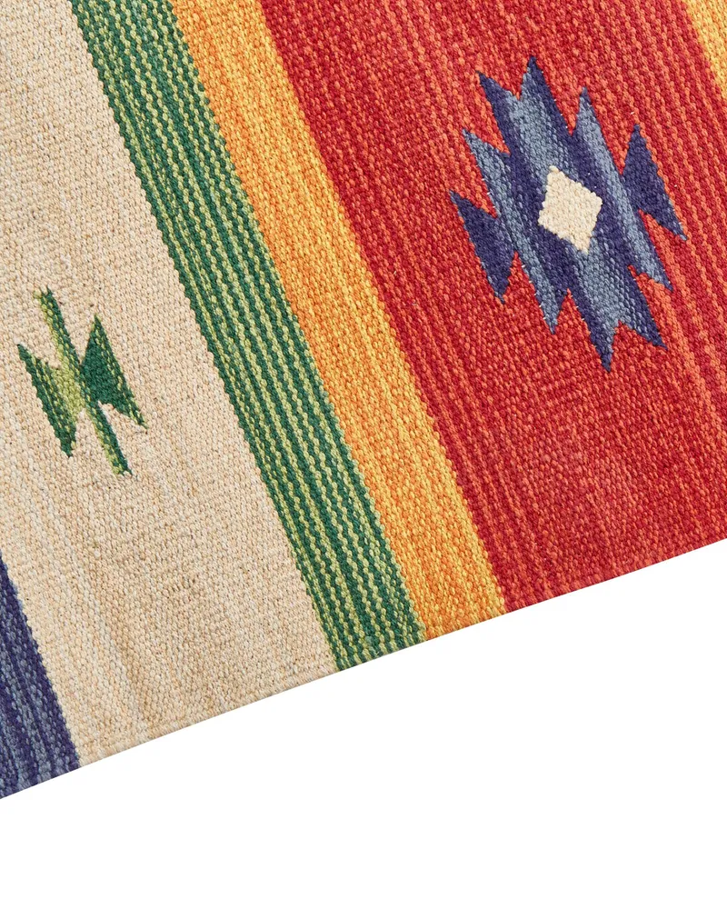 Cotton Kilim Rug 80 x 150 cm Multicolour ALAPARS