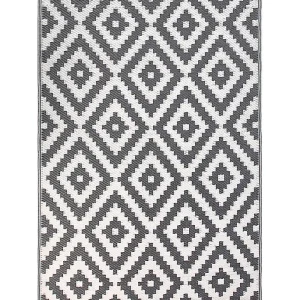 Outdoor Area Rug 120 x 180 cm Grey HAPUR