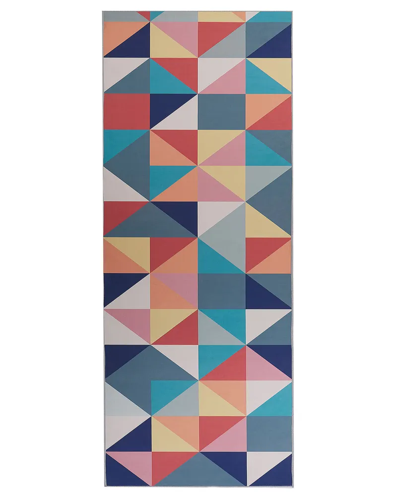 Tovaglia Rotonda Runner Rug 80 x 200 cm Multicolour VILLUKURI