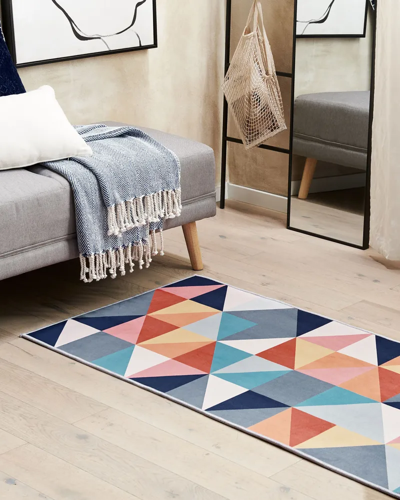 Tovaglia Rotonda Runner Rug 80 x 200 cm Multicolour VILLUKURI