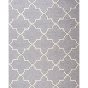 Wool Area Rug 140 x 200 cm Grey SILVAN