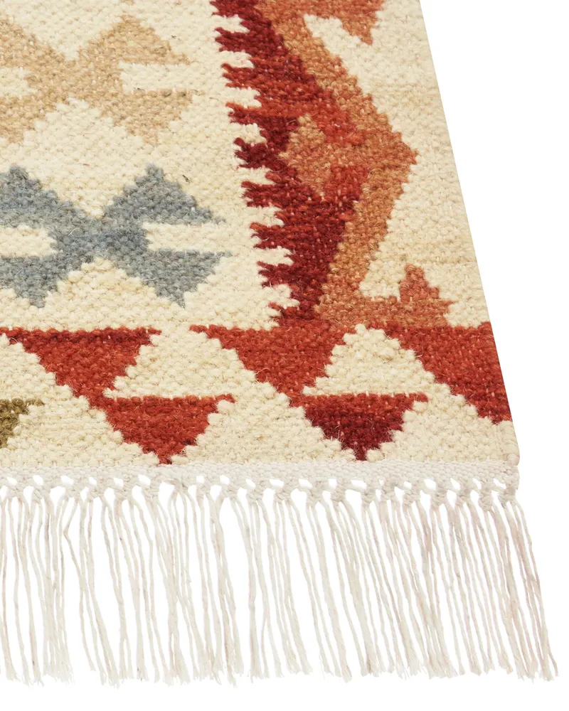 Wool Kilim Area Rug 80 x 150 cm Multicolour OSHAKAN