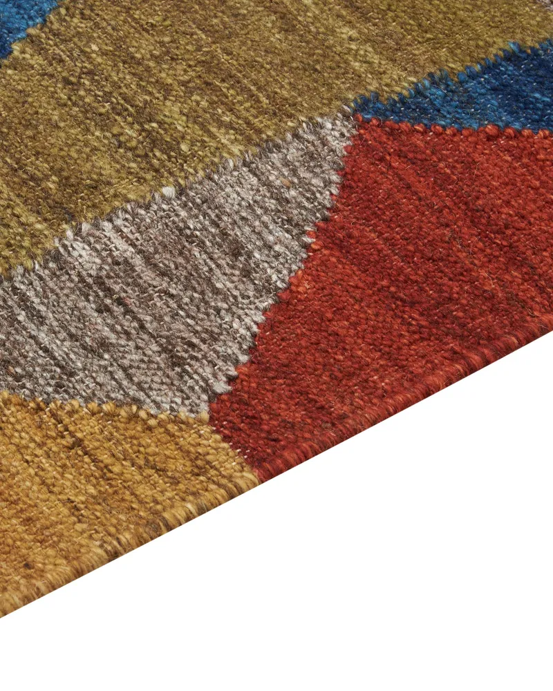 Wool Kilim Area Rug 200 x 300 cm Multicolour ARZAKAN