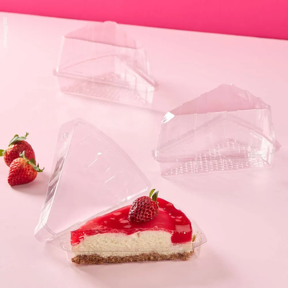 110 pz Vaschetta per fetta di torta alta 8 cm € 0,39 Cad + Iva