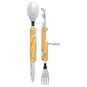 Akinod 13h25 Set di posate pieghevoli legno d'ulivo