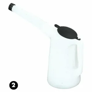 Brocca polietilene per travaso carburante 2L con beccuccio flessibile