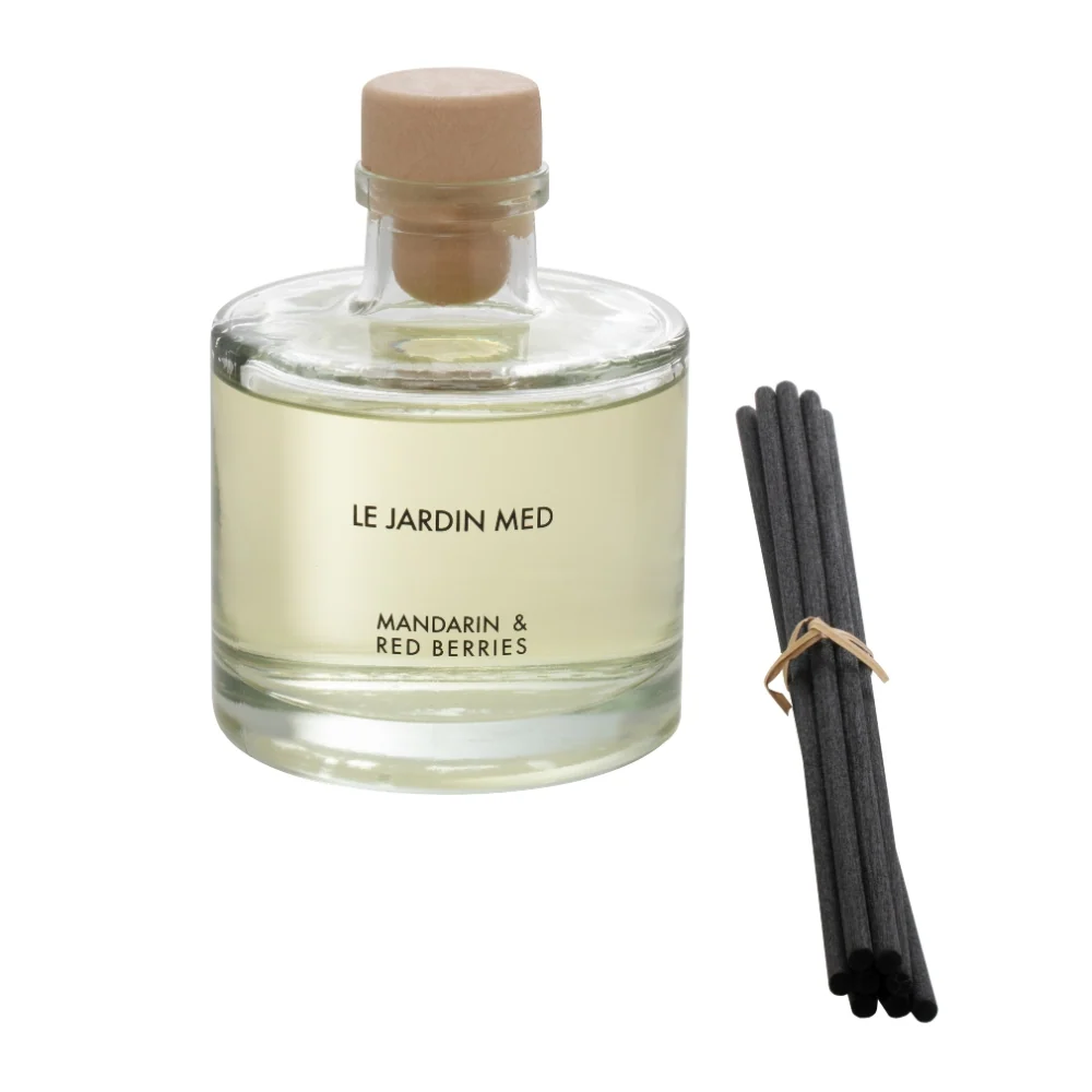 Diffusore bastoncini professionale Le Jardin Med Mandarino e Frutti Rossi 200 ml