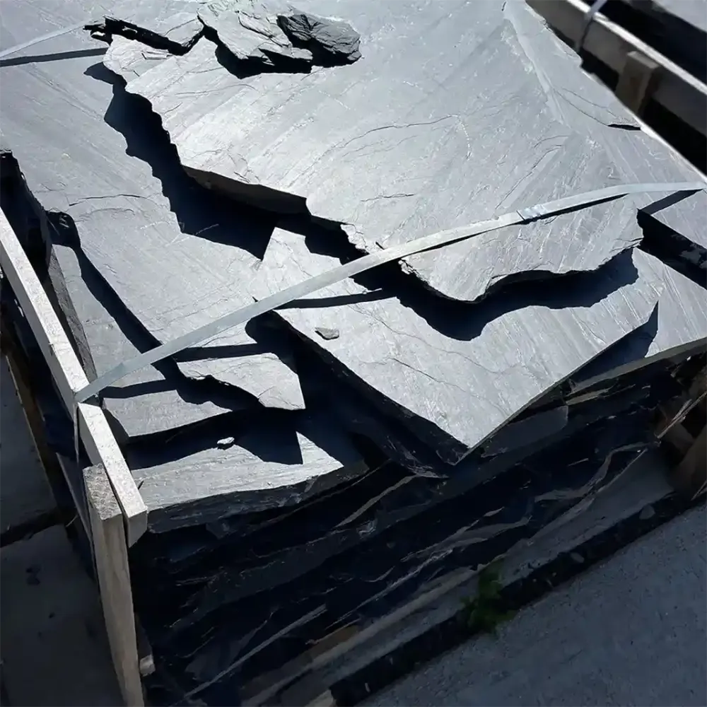 5 m² lastre di ardesia Negra 2-4 cm 89 €/m² spedizione gratuita