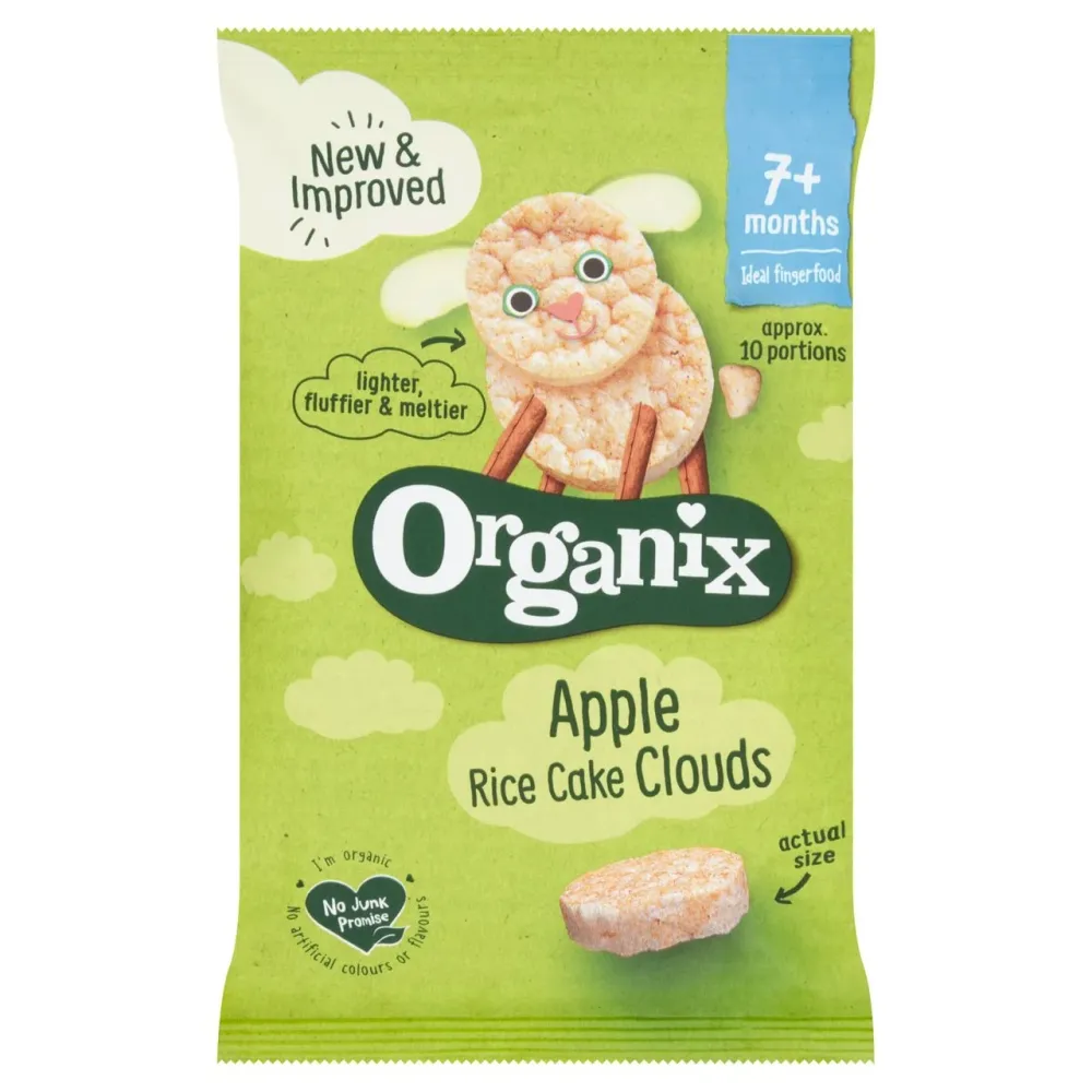 Organix Nuvole Di Torta Di Riso Alle Mele 40g