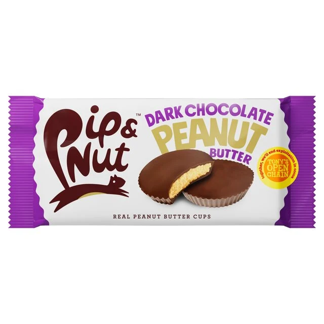Pip & Nut Tazze Di Burro Di Arachidi Al Cioccolato Fondente 31g