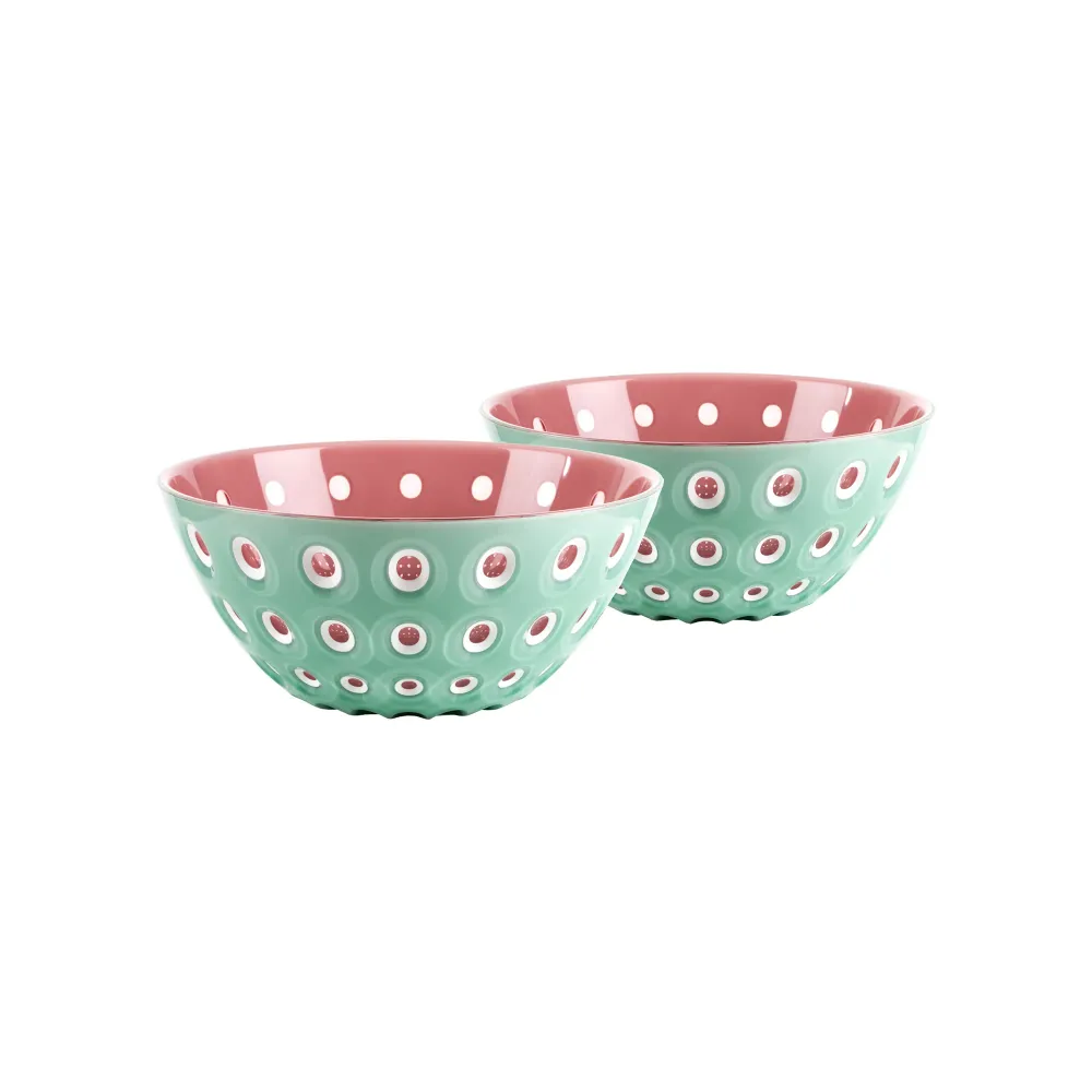 SET 2 CIOTOLE ⌀12CM "LE MURRINE" - Verde matcha/Bianco/Malva
