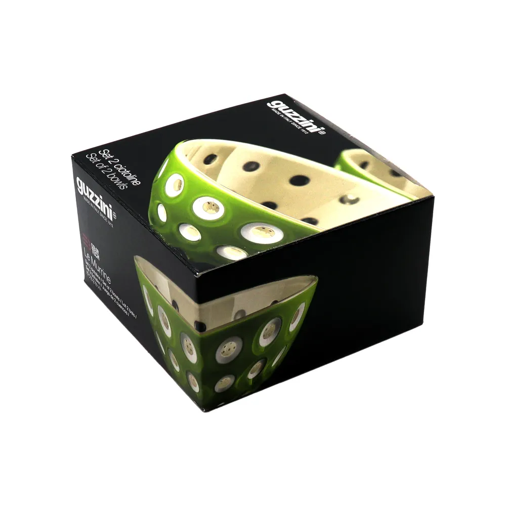 SET 2 CIOTOLE ⌀12CM "LE MURRINE" - Verde matcha/Bianco/Malva