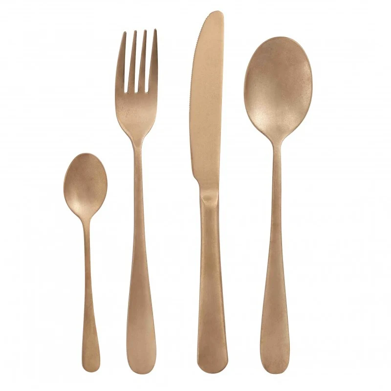 Set Posate Acciaio “Old Gold” 16 pz. - Brandani