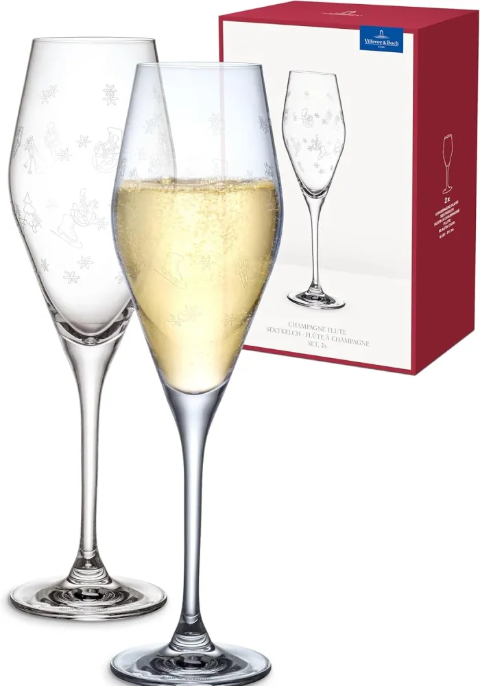 Villeroy & Boch Calice di Champagne, 0.26 Litri, Glass, Trasparente