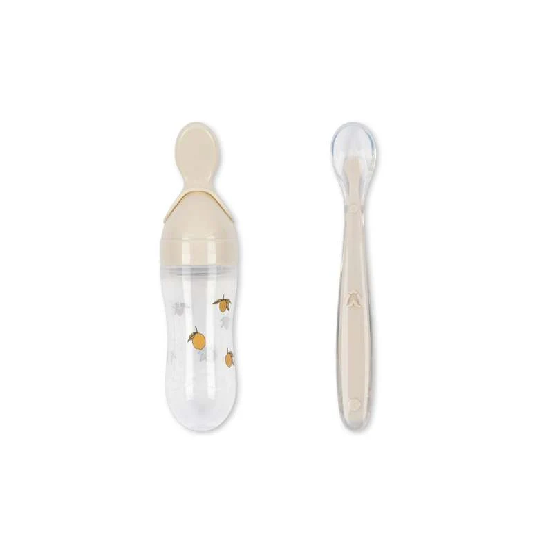 Konges Sløjd Food Feeding Sæt - Lemon con Spatola e Sac Poche