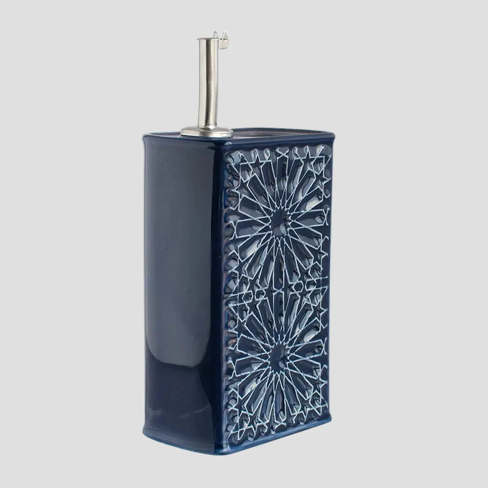 Tagliere Bambù ALICATOS Olive Oil Dispenser 500ml - DARK BLUE
