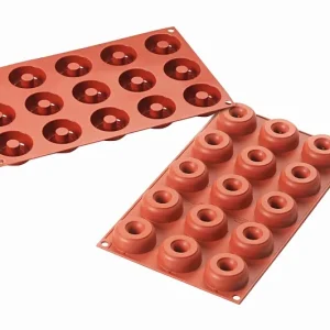 Stampo da forno silicone Schneider Donuts Compatto 15 x 22 ml Ø 45 mm altezza: 18 mm 115234