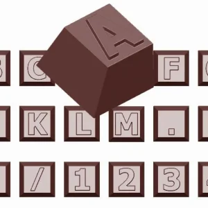 Stampo per cioccolato Schneider 275x135 mm 26x26x185 mm AM Praline 421628
