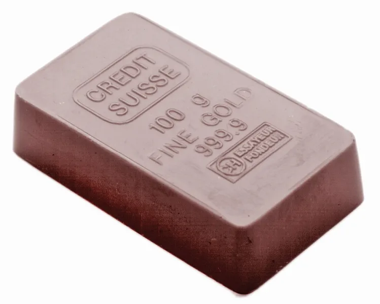 Stampo per cioccolato Schneider - pepita d'oro 275 x 135 x 24 mm / 48 x 29 x 11 mm 19 g 4 x 5 pezzi 421479