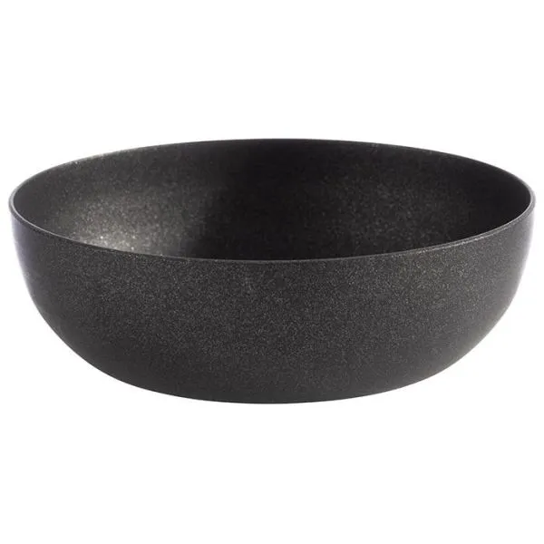 Ciotola APS -LEVANTE- Ø 75 cm altezza: 25 cm acciaio inossidabile colore: grigio-nero 005 litro 40707