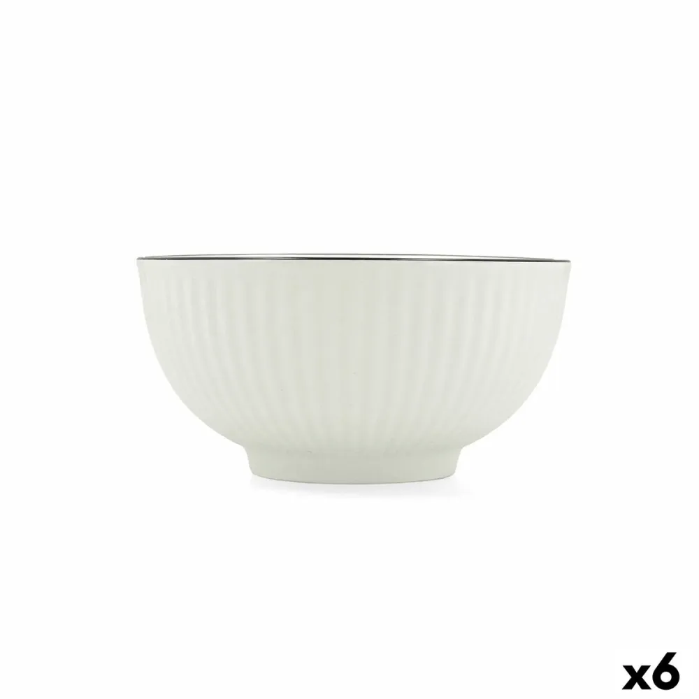 Ciotola per Aperitivi Quid Gastro Black Bianco Nero Ceramica (6 Unità)