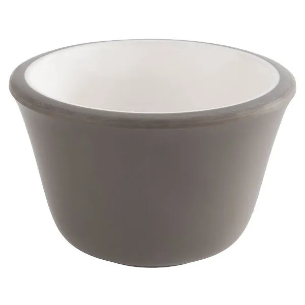 Ciotole per salse APS set da 6 Ø 6 x 4 cm 40 ml melamina interno: bianco esterno: grigio 85240