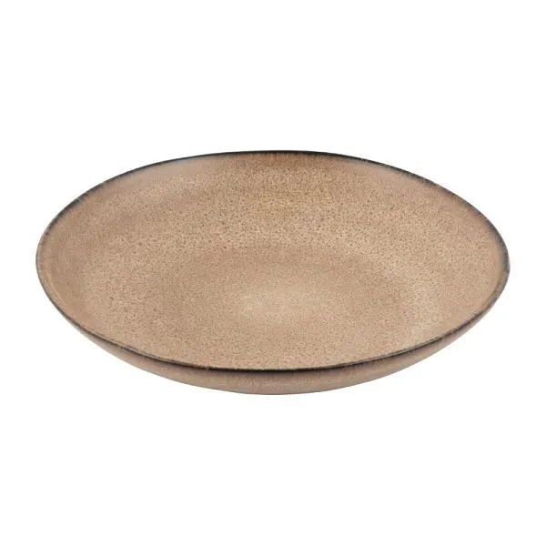 OLYMPIA Build--Bowl ciotole piatte marrone evidente 25 cm (4 pezzi) FC735