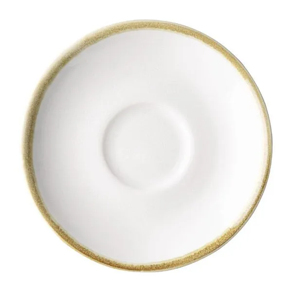 Olympia Kiln Espresso Piattini Bianco Gesso 115 cm (Confezione da 6) FB987