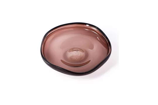 Piatto vetro marrone fosco Occhio Pols Potten - 46cm