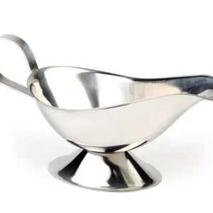 Salsiera APS 14 x 6 cm altezza: 7 cm acciaio inossidabile lucidato capacità: 01 litro 40200