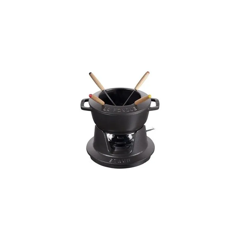 Set Fonduta Gourmet 18 cm Nero Ghisa