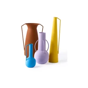 Set di 4 vasi ferro riciclato multicolore h45cm Morning Roman Pols Potten - 45cm