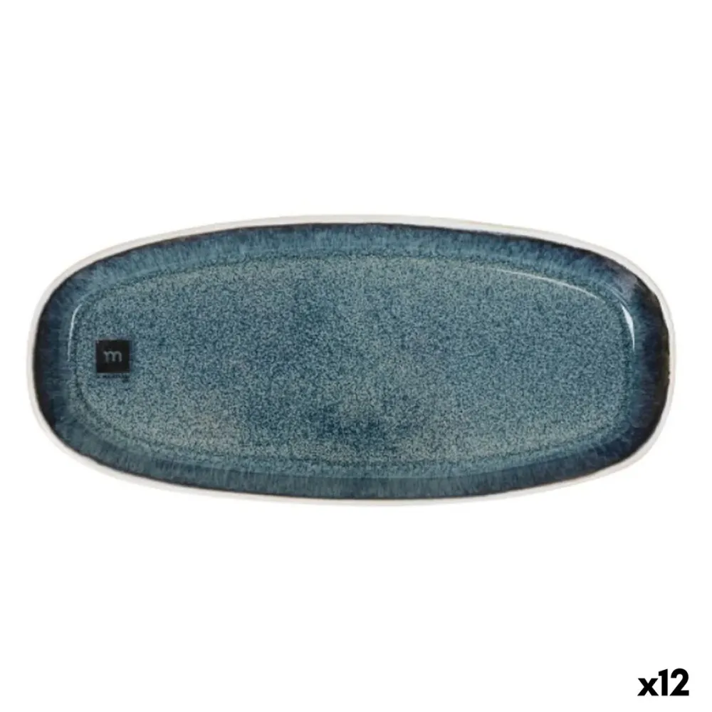 Teglia da Cucina La Mediterránea Savina Ovale Ø 25,5 x 11,6 x 2,4 cm (12 Unità)