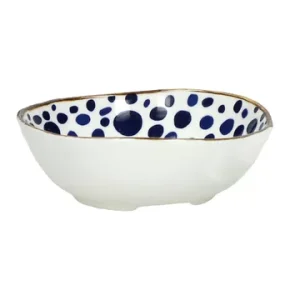 Zuppiera porcellana blu Anafi Pomax - 17cm
