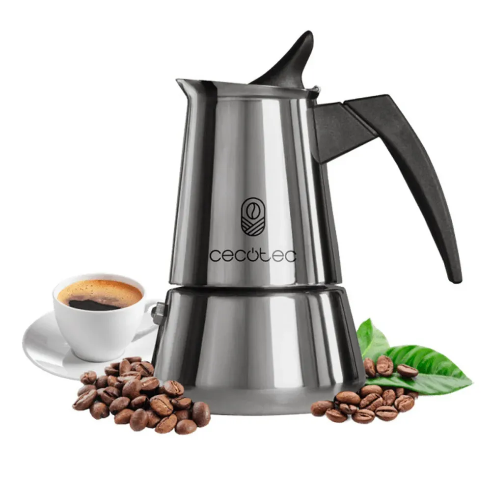 Caffettiera Italiana Cecotec Piccolina 600 Acciaio 6 Tazze 300 ml