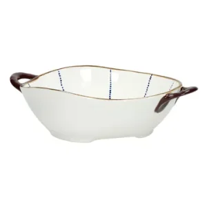 Ciotola per pasta porcellana blu Anafi Pomax - 24cm