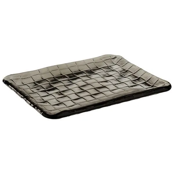 Piatto APS / tagliere per sushi -TAKASHI- 23 x 18 altezza: 15 cm conf. da 3 grigio 40905