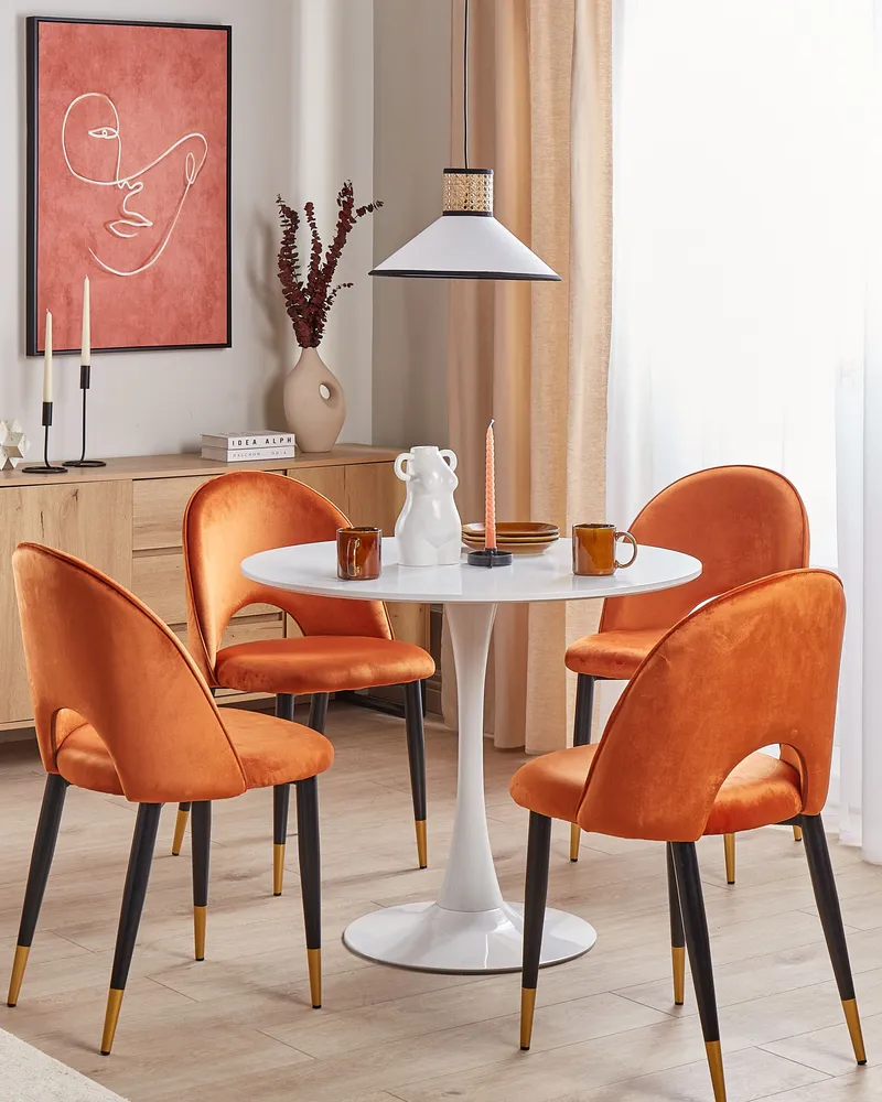 Set di 16 stoviglie TURMERIC Gres porcellanato Marrone dorato
