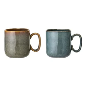 Set di 2 tazze Aime gres verde Bloomingville - 10cm