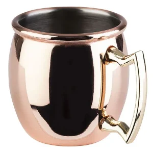 Tazza APS -MINI SHOT- Ø 45 cm altezza: 45 cm acciaio inossidabile aspetto rame volume: 005 litri confezione: 4 pezzi 93343