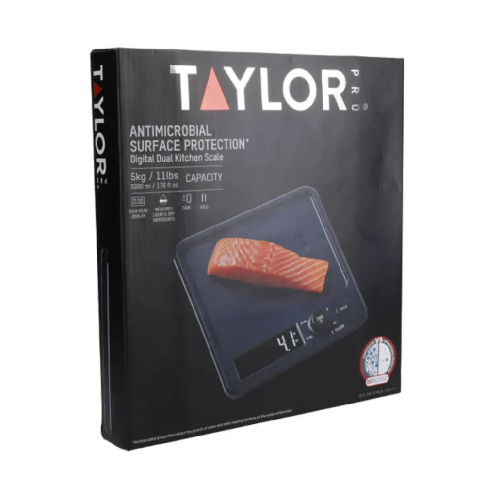 Bilancia da cucina digitale Taylor Pro antibatterica gemello 5Kg